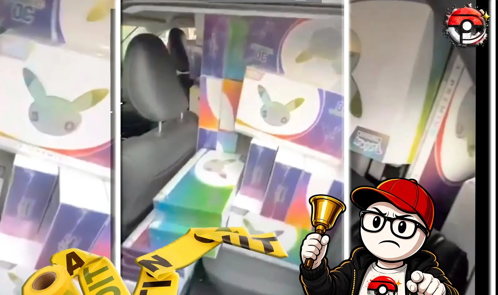 Vehicle filled with unreleased 30th Celebration Ultra-Premium Collections
