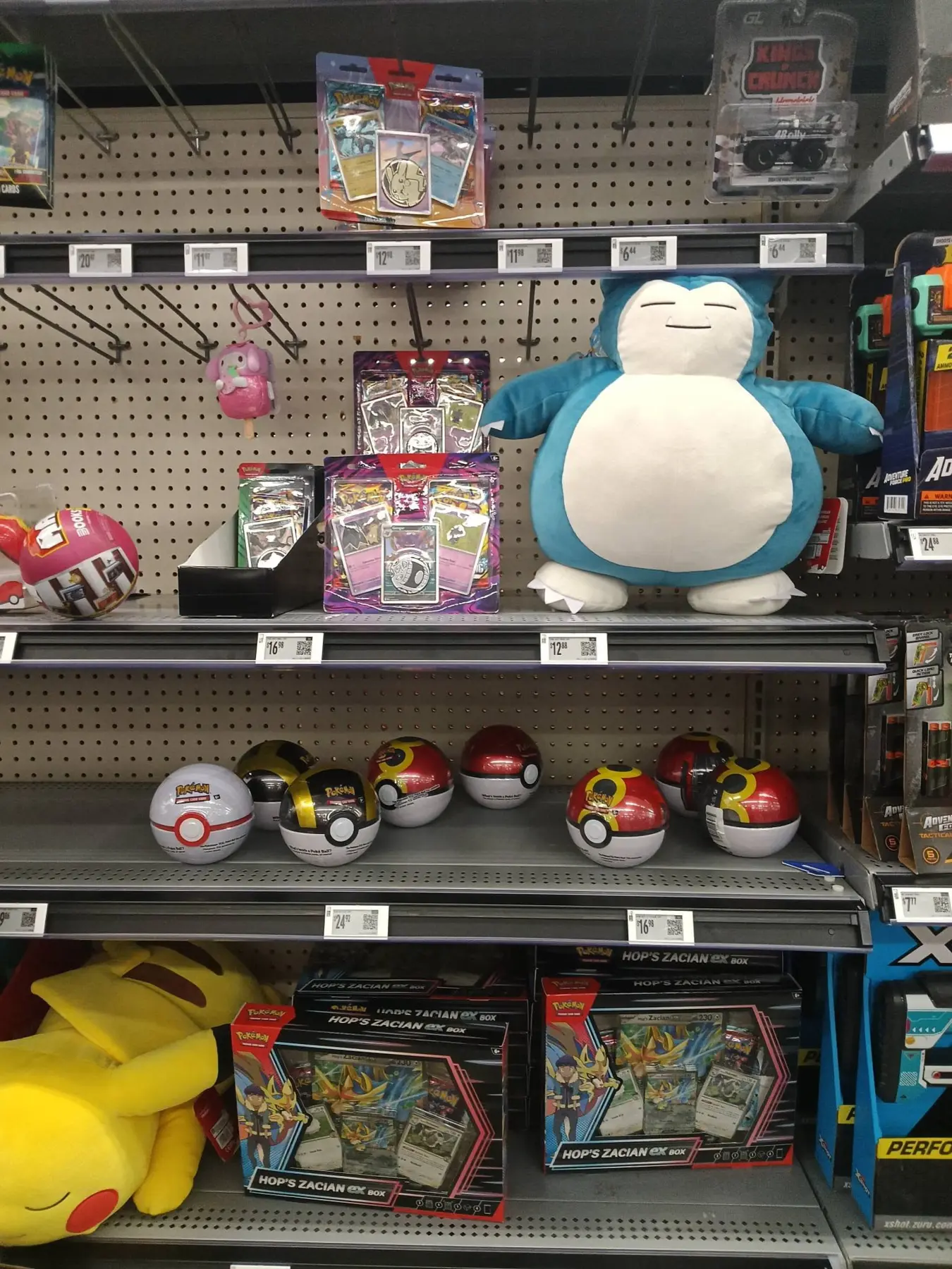Pokémon TCG products at Franklin Walmart